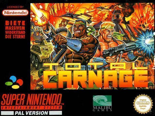 Total Carnage (Beta) (USA) Game Cover